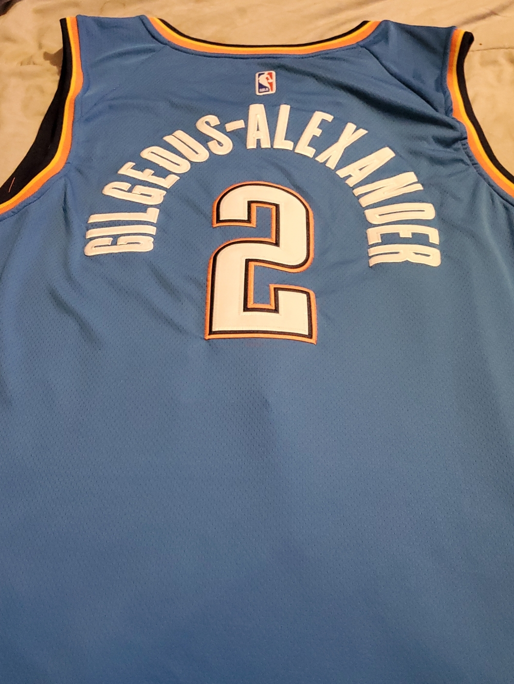 NBA Nike Oklahoma City Thunder SGA Jersey....🏀